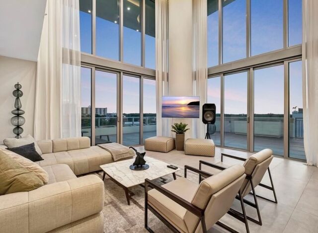 𝐏𝐚𝐫𝐪𝐮𝐞 𝐘𝐨𝐮𝐫𝐬𝐞𝐥𝐟 𝐢𝐧𝐭𝐨 𝐋𝐮𝐱𝐮𝐫𝐲 𝐋𝐢𝐯𝐢𝐧𝐠
Parque Towers | 330 Sunny Isles Blvd #5502

Step into the most unique and spectacular corner unit at Parque Towers. This stunning 4-bed, 4.5-bath plus den residence at 330 Sunny Isles Boulevard, Unit 5502, spans 3,248 interior square feet and 1,773 exterior square feet, offering breathtaking views of the Intracoastal and the bay, complete with its own private pool. Italian custom cabinets, quartz countertops, Bosch & Subzero appliances, and spacious storage closets adorn the unit. Parque Towers provides concierge services, 24-hour security, pool service with a bar & bistro, private cinema & game room, spa & fitness center, valet, and more. The unit also includes 4 parking spots - 2 assigned & 2 valet spots. Indulge in this exclusive opportunity for resort-style living in Sunny Isles Beach.

📍 Sunny Isles Beach, FL
💰 $3,500,000
🏠 4 Bedrooms + Den • 4.5 Bathrooms 
📐 3,248 Square Feet

@bretteaglstein | @iamdavidstocker | @thecarrollgroup | @compassfl

#miamirealestate #sunnyisles #sunnyislesliving #condoliving #miamilife